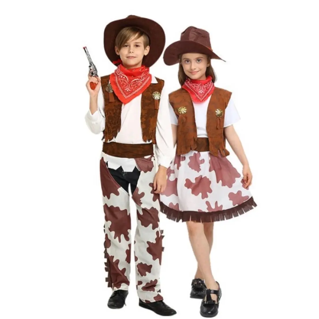 kostum koboi set anak / costume cowboy set boy/girl