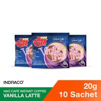 Gambar Hao Café Instant Coffee  Vanilla Latte  (10 sachets x 20g) dari INDRACO Store Kab. Gresik 1 Tokopedia