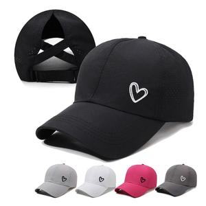 ROADBULLハートワッペンポニーテールキャップ 4    カット カジュアル ファッション スポーツ アウトドア おしゃれ  アイテム