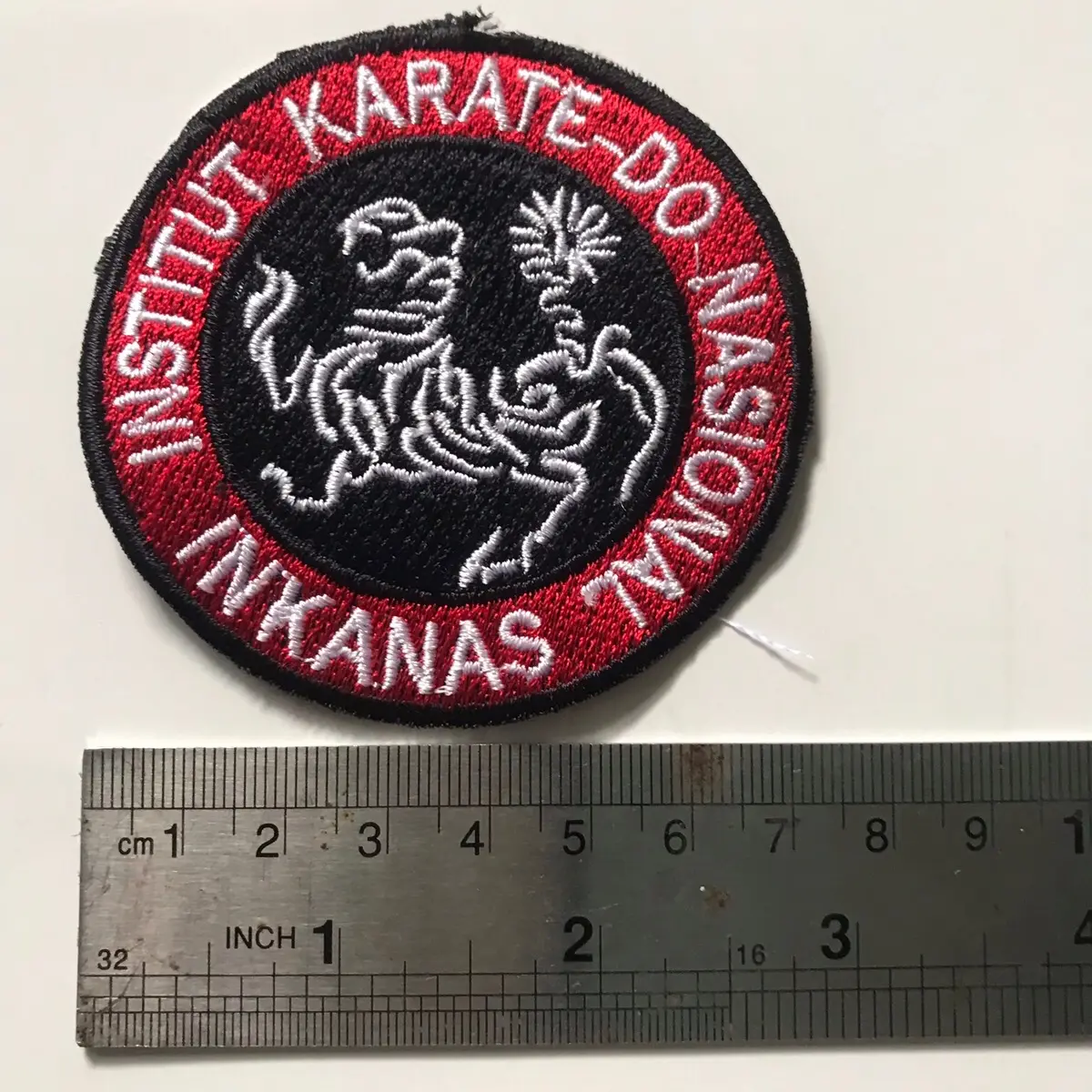 Badge Logo Bordir Karate Inkanas Forki