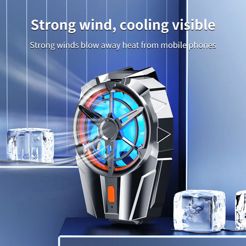 NETPAC Wireless Funcooler X52 Fancooler Built-in 300mAh Baterai Pendingin HP Cooling Fan Gaming Radiator RGB Original 2
