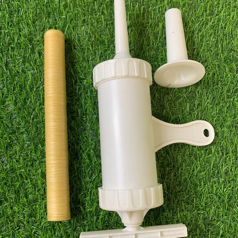 Máy đùn+ vỏ colagen chuyên lạp sườn,xúc xích,dồi sụn 0