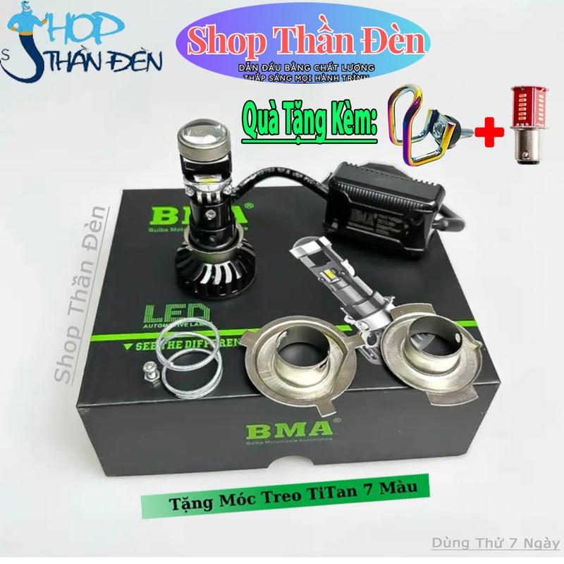 TẶNG MÓC TITAN + HẬU AUDI VIP Đèn Pha Bi Cầu Mini M8C BMA Lắp Dream Wave Nhỏ SH Mode Zx Yaz Xì Po,... Titan led dochoixemay,sirius,ex,win,wave,ledbicau