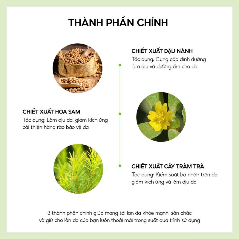 Mặt nạ 2 bước chiết xuất đậu nành Placenta soothing mask pack Deoproce 2