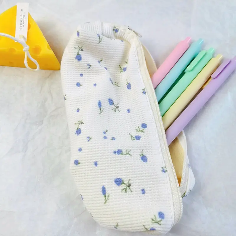 Mismi Alice Pencil Case Kotak Pensil Sekolah Motif Little Flower Perempuan Trendy - PC2A 8
