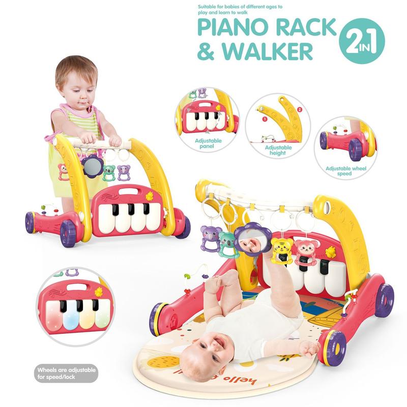Product Introduction of Pejalan Bayi, Realeos, 6 dalam 1, Pejalan Belajar Duduk Berdiri Kanak-kanak Kecil, dengan Mainan Muzik, Mainan Kanak-kanak Muzikal Tangki Air, Mainan Bermain Pendidikan Roda Baby Biru Blue 53