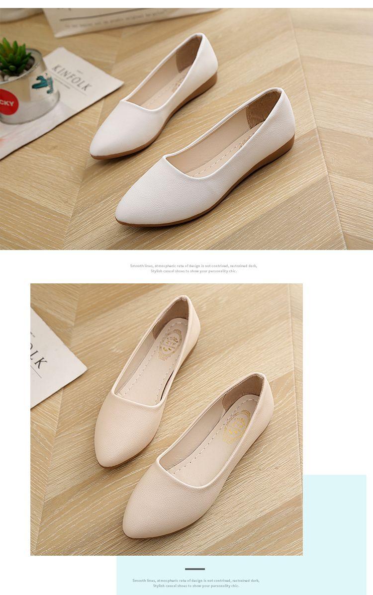 Product Introduction of รองเท้านิ้วเท้าแหลม น้ำหนักเบา สำหรับผู้หญิง พื้นแบนนุ่ม รองเท้าแอร์โฮสเตดมืออาชีพ หนังสีดำ ส้นเตี้ย ใส่สบาย เหมาะสำหรับโรงแรมและทำงาน ฤดูใบไม้ผลิและฤดูใบไม้ร่วง ปี 2025 19