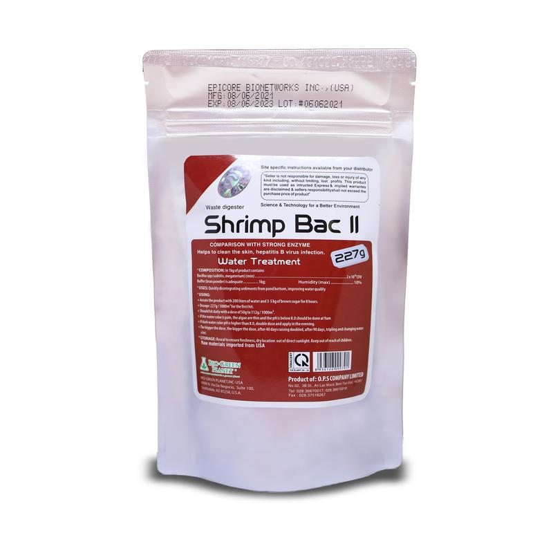 OPS SHRIMPBAC II ĐÁY 227 Gram - Cải thiện chất lượng nước. 0