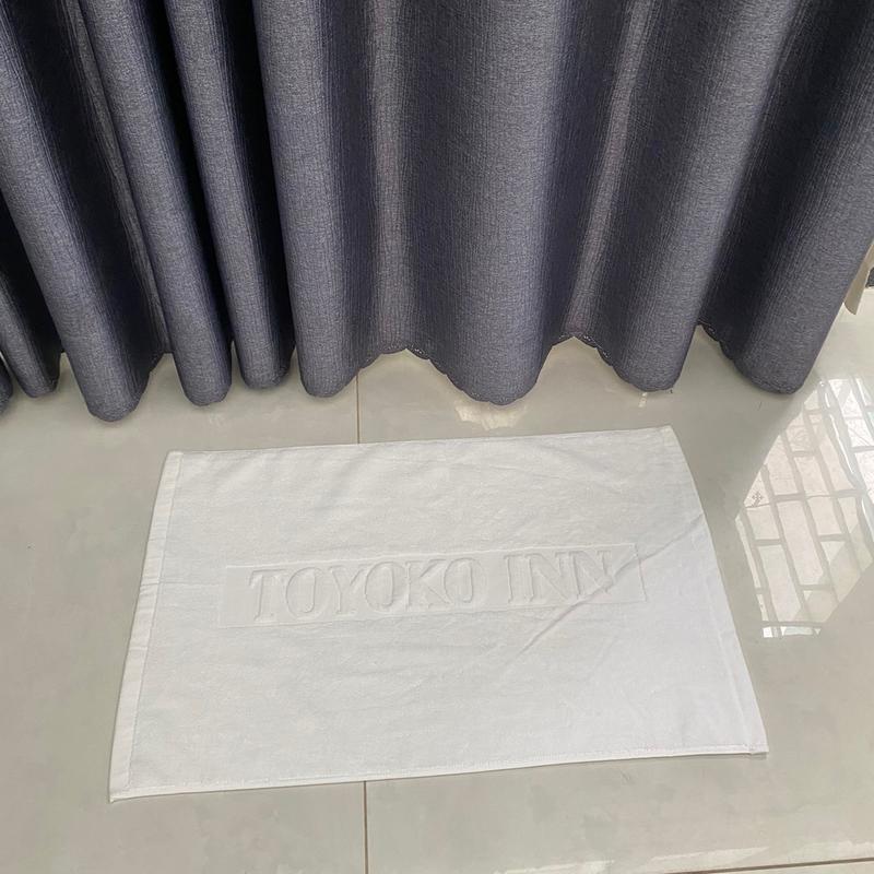 ￼Thảm chùi chân Khách Sạn 100% COTTON Phong Phú - Nhiều Mẫu 1