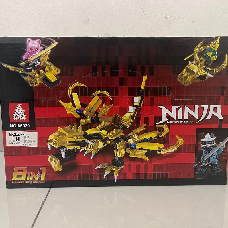Bricks  Block Ninja Satu Set 8 in 1 master of spinjitzu dragon robot anak mainan toys 7