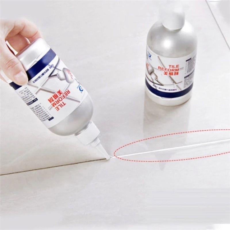 TILE REFORM WATERPROOF 150ML ANTI JAMUR AIR COATING PENGISI CELAH NAT KERAMIK DEMPUL LANTAI DINDING TEMBOK SERBAGUNA DI TEMPAT KERAMIK NAT 5