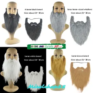 BARU! Jenggot Palsu fake beard Panjang Untuk Kostum Cosplay halloween
