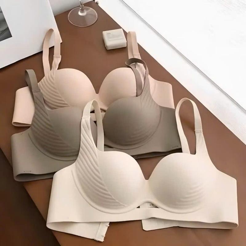 Áo Lót Nữ  Đúc Su Không Gọng Đệm 3.8cm Form Mềm Mại Thoáng Mát A108 ao  nguc  su br a ngực brak hong