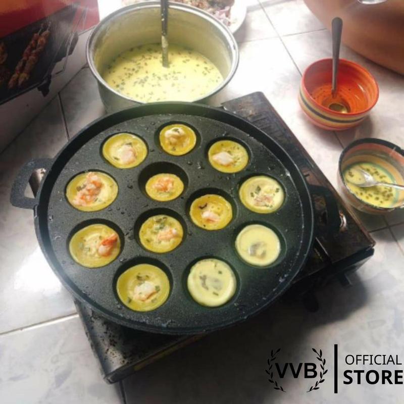 Product Introduction of Khuôn đổ bánh khọt 8 - 10 - 12 lỗ chống dính (THÁI SƠN ) 5