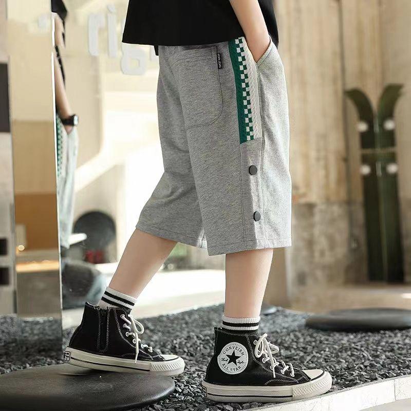 Product Introduction of Boys Shorts For Summer Hot Teen Shorts For Summer Medium And Large Children's Loose Five-point Pants Comfortable Sports 23