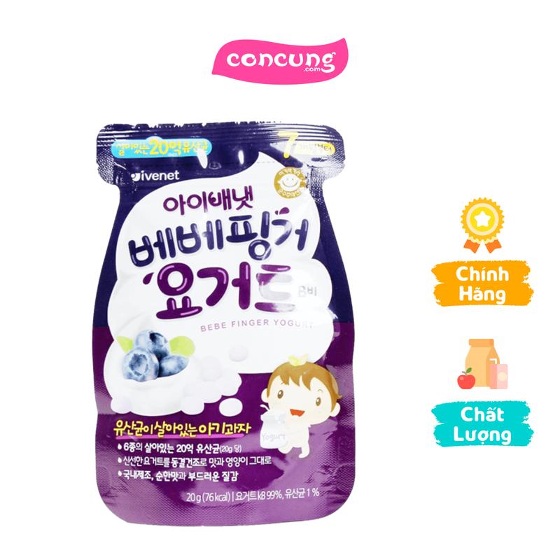 Sữa chua khô sấy lạnh Ivenet Bebe vị việt quất