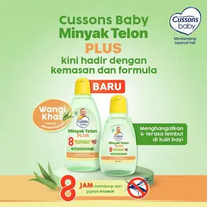 Cussons Baby Telon Oil Plus Natural - Minyak Telon Bayi 30ml 60ml 90ml 150ml Bayi