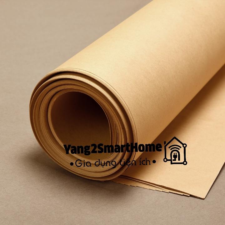 Cuộn 10 Tờ Giấy Da Bò Khổ 72x102 Dùng Làm Rập May Gói Quà,... giấy bao tập vở