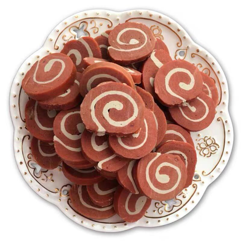 Product Introduction of Ngaupet- Đồ ăn thưởng cho chó (nhiều loại), Snack cho thú cưng ăn nhẹ bánh đa hương vị thịt bò, gà, phô mai viên thịt ngộ nghĩnh hấp dẫn giúp nghiền răng sạch răng gói 100g 17