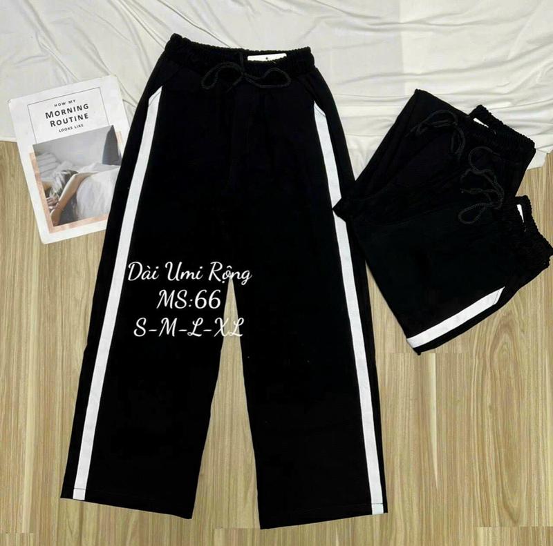 Quần Ống Rộng Umi Hàn Xưởng May Hạnh Ngân Nữ Jean Women Voi Nhung Kem quânsuong cap cao