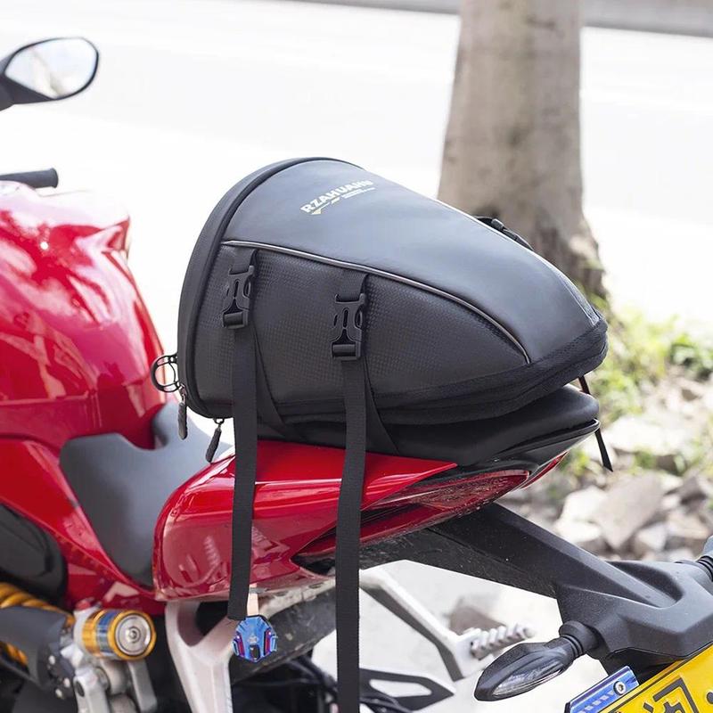Product Introduction of Motorcycle Backpack Large Capacity Motorbike Tail Bag Wear Resistant Waterproof Rear Motorcycle Suitcase for Electric Biker Bag 15