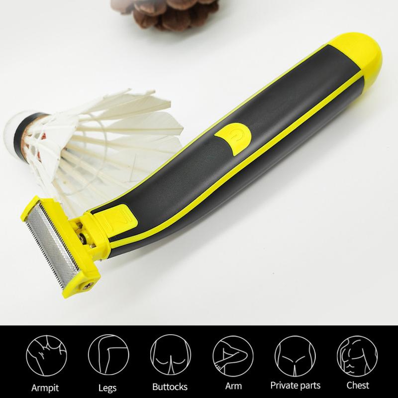 Product Introduction of Full body wash USB rechargeable wet and dry women's men's shaver 16