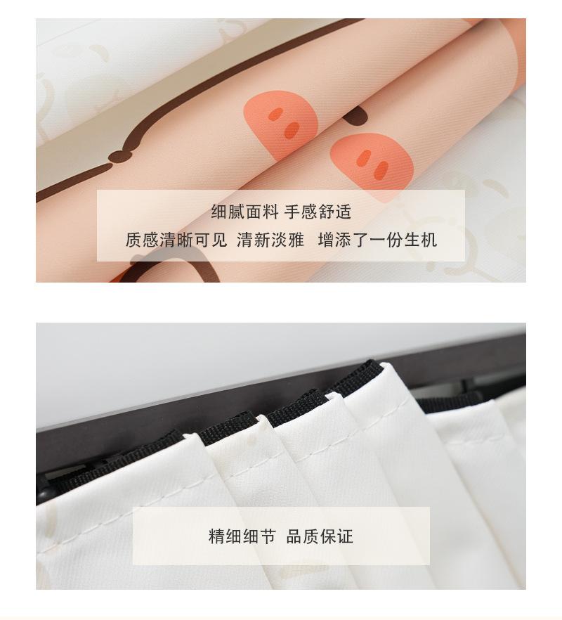 Product Introduction of 2025 New Car Sunshade Cute Cartoon Car Track-type Sunshade Privacy Curtain Summer Sun Protection Heat Insulation Sunshade 7