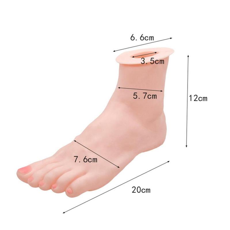 Product Introduction of Foot Model Stand Shoes Display Props Nail Tips Art Women Mannequin Feet Display for Home Ankle Bracelet Retail Shop Chains 0