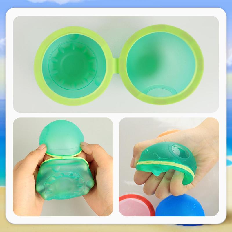 Product Introduction of Reusable Water Ball, Silicone Water Bomb with Mesh Bag, Water Balloon Toy For Pool Party, Water Play Colorful Water Balloons, Suitable for Boys and Girls 13