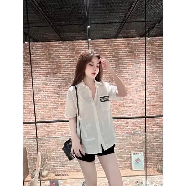 Áo sơ mi trắng cộc tay Sơ mi nữ hottrend cực đẹp dễ mặc, sơ mi đi làm, sơ mi đi học, đồng phục, áo sơ mi nữ đẹp Top