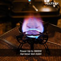 Gambar ALLTREK Kompor Camping Lipat PYRO Outdoor Split Small Gas Stove Camping Portable dari Alltrek indonesia Kota Administrasi Jakarta Barat 4 Tokopedia
