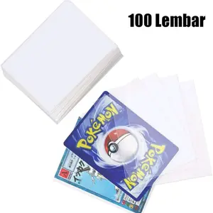 Sleeve Pelindung Kartu Pokemon / Card sleeve 6.7 x 9 isi 100