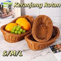 Gambar Vinnatsu Keranjang Rotan Keranjang Roti Keranjang Buah Keranjang Penyimpanan Barang Multifungsi Besar Keranjang Wedding - S- 19*13*7cm dari Vinnatsu official Kab. Tangerang 1 Tokopedia