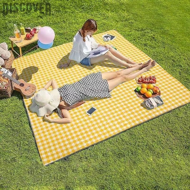 [Chất Lượng Cao] Thảm Picnic, Bạt Trải Dã Ngoại Chính Hãng , Chống Nước, Nhiều Màu Da Kích Thước Có Túi Gấp Gọn Camping 4