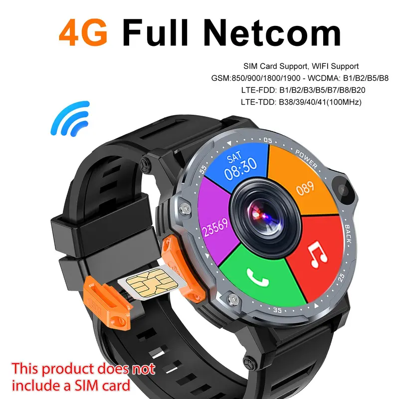 Multifunctional Smart Watch, 1 Count Fashion Digital Watch with BT/WiFi Support, Phone Call, Music Control, Sports Watch for Women & Men 6