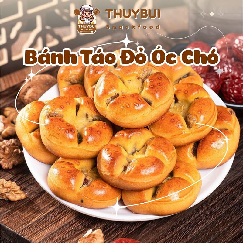 Bánh Táo Đỏ Óc Chó Chà Là, Bánh Táo Đỏ Chà Là Kẹp Hạt Dinh Dưỡng, Bánh Táo Đỏ Không Đường Ăn Kiêng