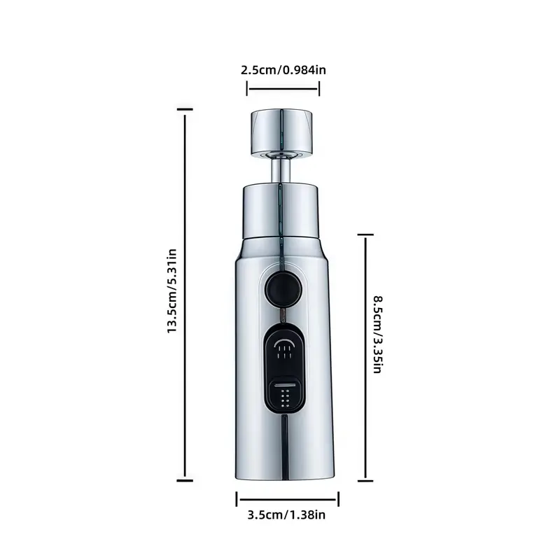 Kitchen Sink Faucet, Sink Touch Faucet, Multi-function Universal Extension Quick-connect Shower Head, Suitable for Kitchen, Bathroom, Wash Basin, Vegetable Sink 1