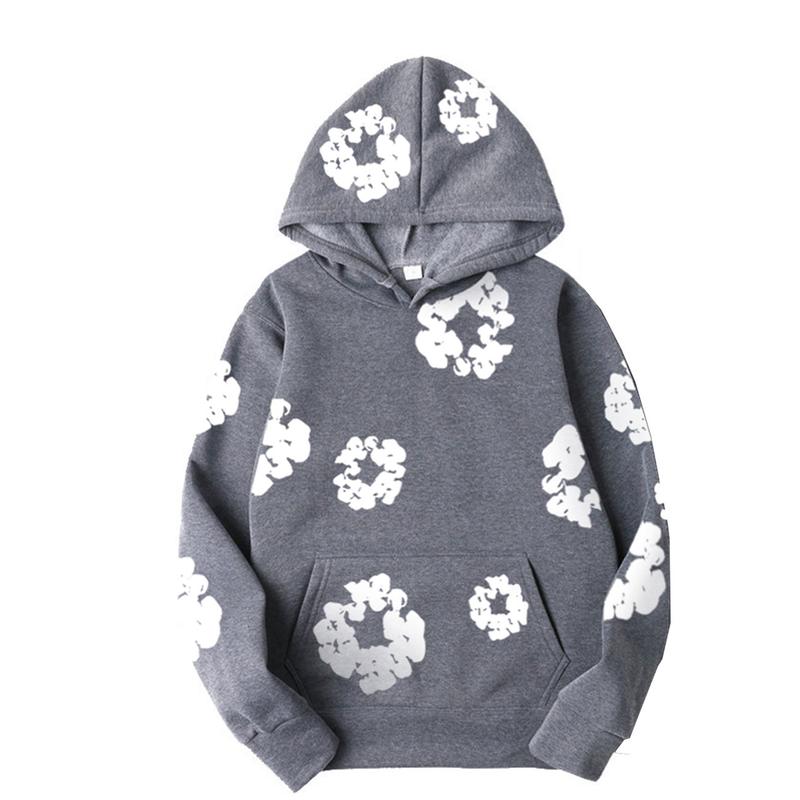Product Introduction of Áo Nỉ Mất Nước Denim, Bộ Áo Hoodie Bông In Hình Bong Bóng, Dành Cho Nam Và Nữ, Áo Nỉ Dày, Phong Cách Thường Ngày Áo Hoodie Rách Denim, Y2K, Hàng Mới Về Năm 2025 Menswear denim  hoodie 6