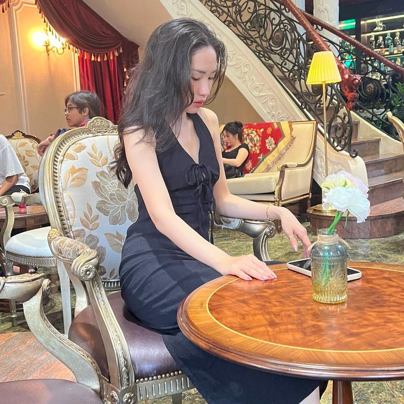 Lemonade - đầm cột dây cổ yếm cổ V- đầm đi chơi - đầm đi tiệc - đầm tiểu thư 3