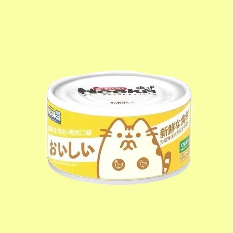 Pate NEEKA sữa lắc thức ăn cho mèo mọi lứa tuổi, pate cho mèo lon 85gr thức ăn cho mèo 6