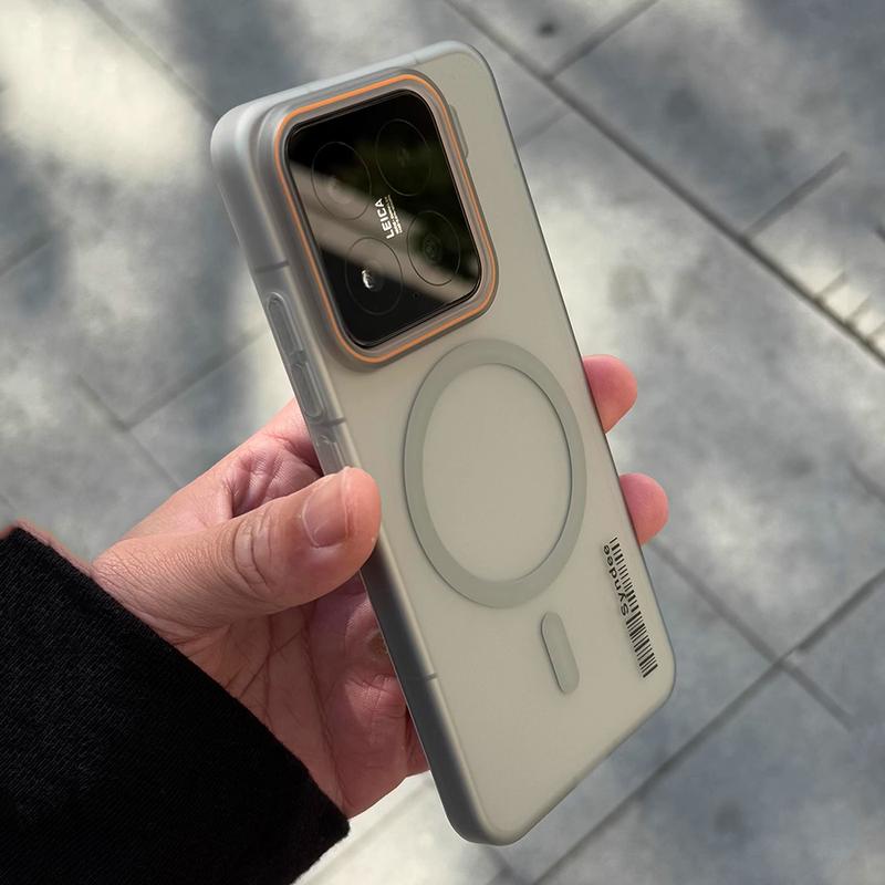 Ốp Nam Châm Sạc Không Dây Magsafe Dành Cho Xiaomi 15T 14T Pro 14 13 15 15S Pro Ultra Civi5 Redmi Note 14 13 Pro Plus Ốp Điện Thoại Chống Sốc Sang Trọng