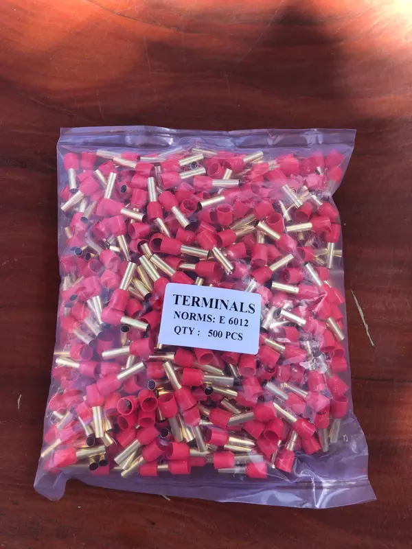 ĐẦU COS ĐỒNG KIM RỖNG ĐẦU COS PIN rỗng tròn đấu dây điện( cos đồng)có bịch 200 cos và bịch 500 cos 5