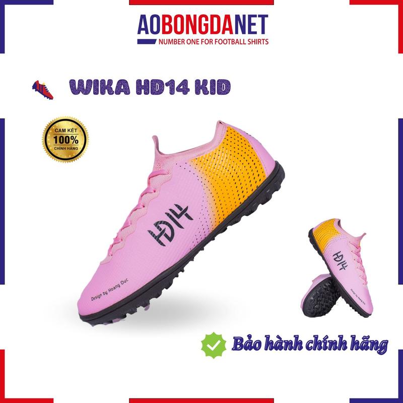Giày Đá Bóng Trẻ Em Wika HD14 Kid Chính Hãng, Giày Đá Banh Sân Cỏ Nhân Tạo Khâu Full Đế  Giày Thể Thao Sneaker Sport Tập Thể Dục