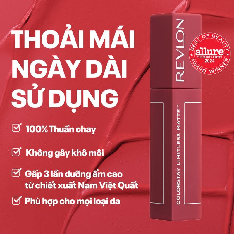 Son Kem Siêu Lì 24H Revlon ColorStay Limitless Matte Liquid Lipstick (5ml) 1