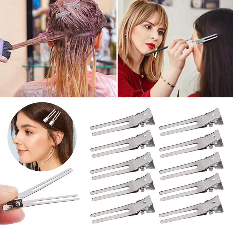 Product Introduction of 10pc Double Clip Duckbill Clip Styling Hair DIY Accessories Children's Hair Clip Duckbill Clip 4.5cm 19