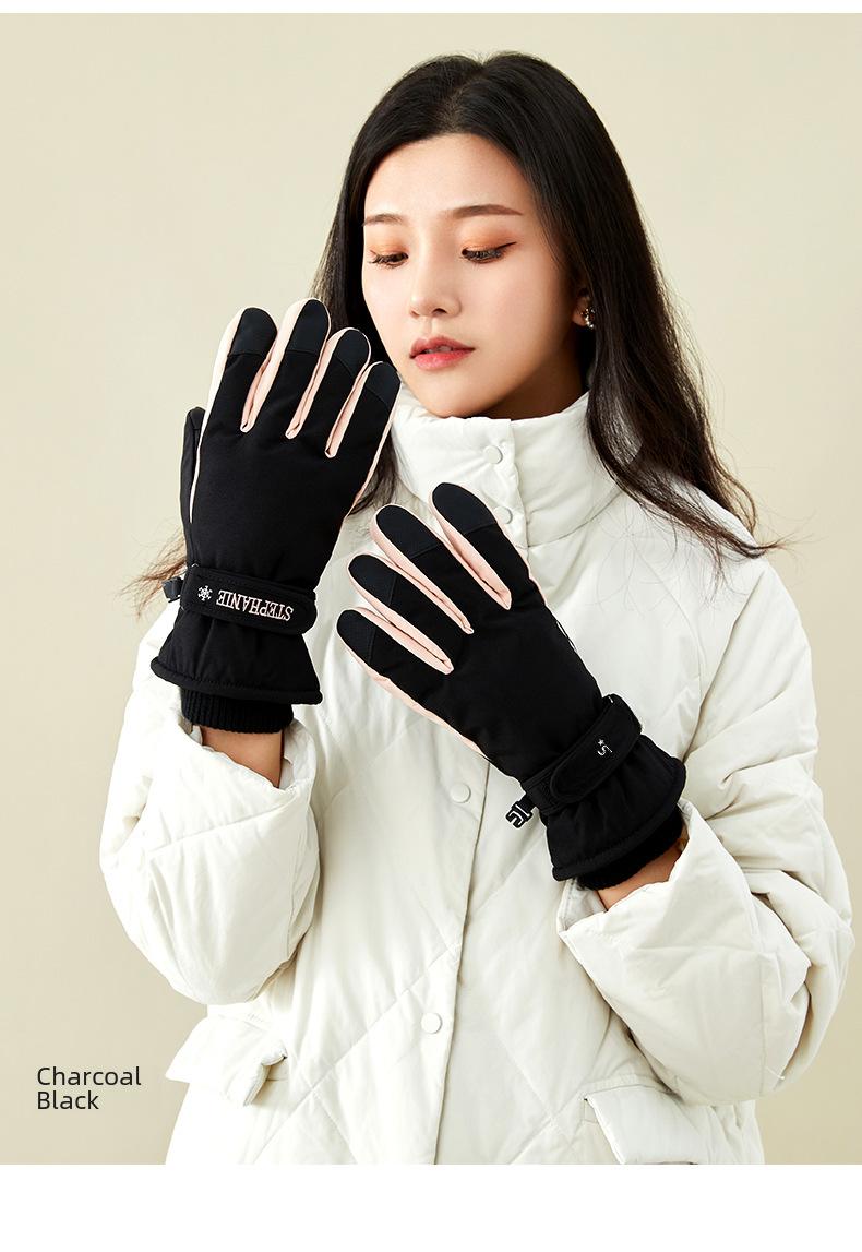 Product Introduction of Ski Gloves Men's and Women's Winter Fleece-lined Warm Outdoor Biking Mountain Climbing Waterproof and Windproof Thick Cold-Proof Motorcycle Cross-Border 20