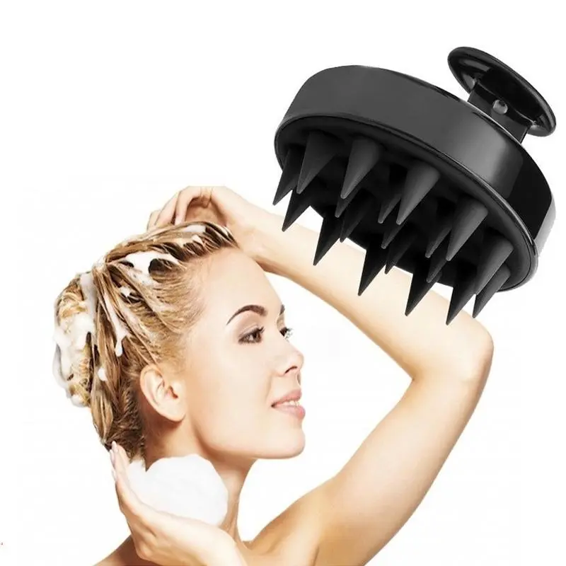 Silicone Scalp Massage Brush, 2 Counts/set Dry & Wet Hair Scalp Massager, Soft Scalp Brush for Men, Women & Children