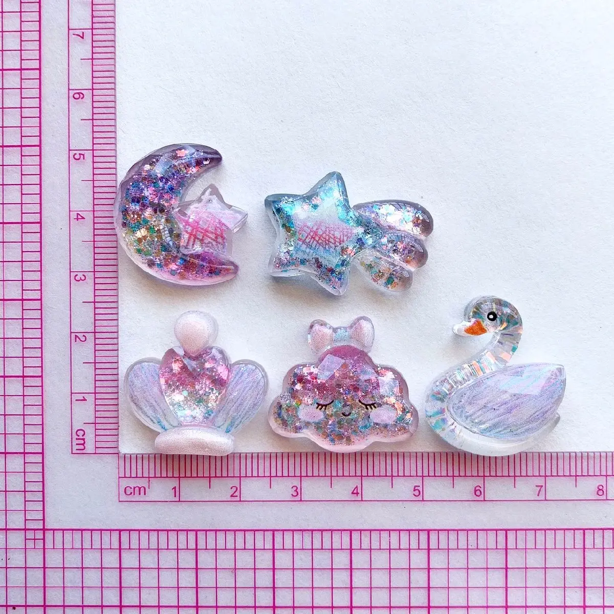 [Chọn mẫu!] Set 5-6-7 charm,sticker 3D style blingbling gắn dép sục, dép cá sấu siêu xinh!