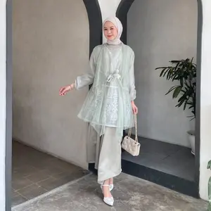 Napusha - Farella Outer | Outer Wisuda |  |Tunic Brukat | Baju Kondangan | Kebaya Wisuda | Kebaya Modern | Outer Brukat  | Outer Lebaran | Organza Outer