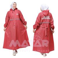 Gambar Mantel Gamis Wanita Muslimah / Jas Hujan Wanita By MATAR Anti Rembes Dewasa Syari Tebal PVC Rust-Proof Raincoats outfit outdoor - Gamis Mocca, L dari Ar Rafan Store Kota Depok 3 Tokopedia
